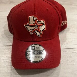 New Era Red Houston Astros Cooperstown Collection 39Thirty Cap SM-M